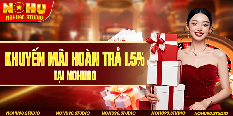 Khuyến Mãi Hoàn Trả 1.5% Tại Nohu90